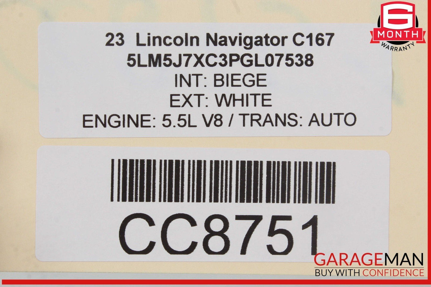 20-24 Lincoln Aviator Rear Right Passenger 2nd Row Seat Assembly OEM