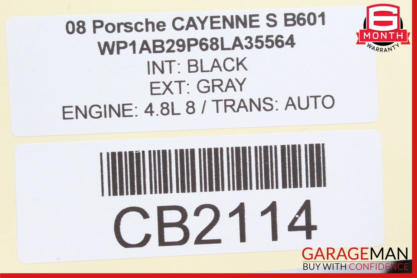 03-10 Porsche Cayenne S 955 957 Rear Left Lower Control Arm 7L0505351 OEM