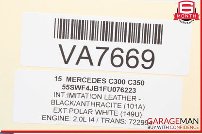 15-20 Mercedes W205 C300 C350e C43 AMG Rear Left Side Door Lock Latch Actuator