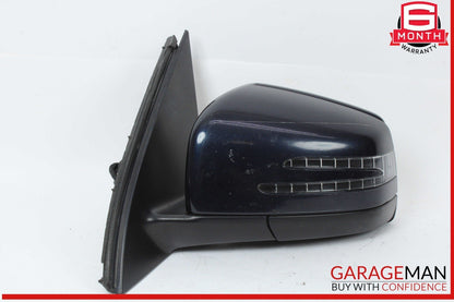 12-16 Mercedes X166 GL550 GL450 Left Side Door Rear View Mirror w/ Blind Spot
