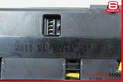 07-09 Mercedes W211 E350 E550 Hazard Control Door Lock Switch Panel 2116303152