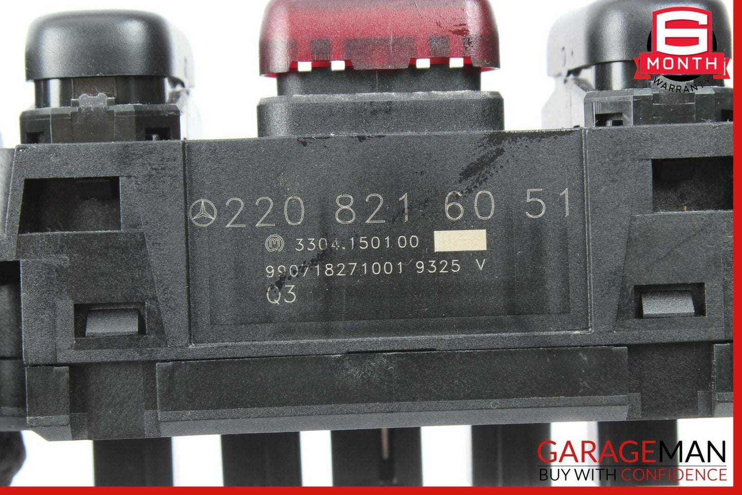 00-06 Mercedes W220 S500 S55 AMG Dashboard Dash Center Control Switch OEM