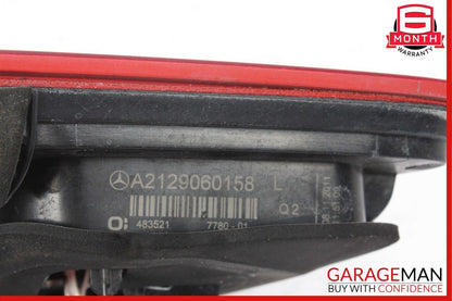 10-13 Mercedes W212 E250 E350 Rear Left Side Inner Tail Light Taillight Lamp
