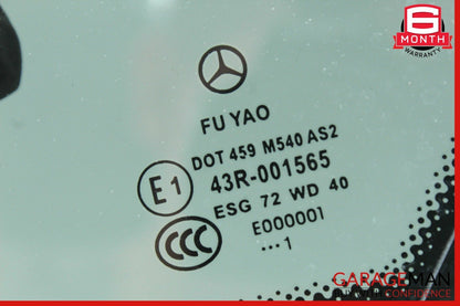 10-13 Mercedes W207 E350 E550 Coupe Rear Right Side Quarter Window Glass OEM