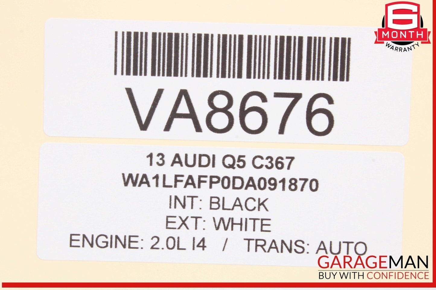 09-17 Audi Q5 SQ5 Front Left Driver Side Door Control Module Unit 8K0959793R OEM