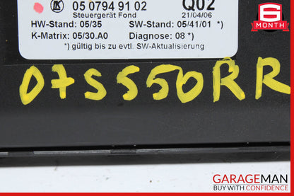 07-09 Mercedes W221 S550 S63 AMG Rear Right Or Left Side Door Controller Module