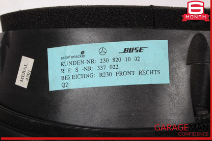03-08 Mercedes R230 SL500 Front Left and Right Side Door Audio Speaker Bose OEM