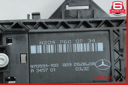 08-11 Mercedes W204 C300 C350 Rear Left Exterior Door Handle Trim Bezel Cover
