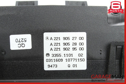 07-14 Mercedes W221 S63 CL550 A/C AC Heater Climate Control Switch OEM