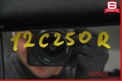 08-14 Mercedes W204 C250 Front Right Side Sun Visor Sunvisor Shade Black OEM