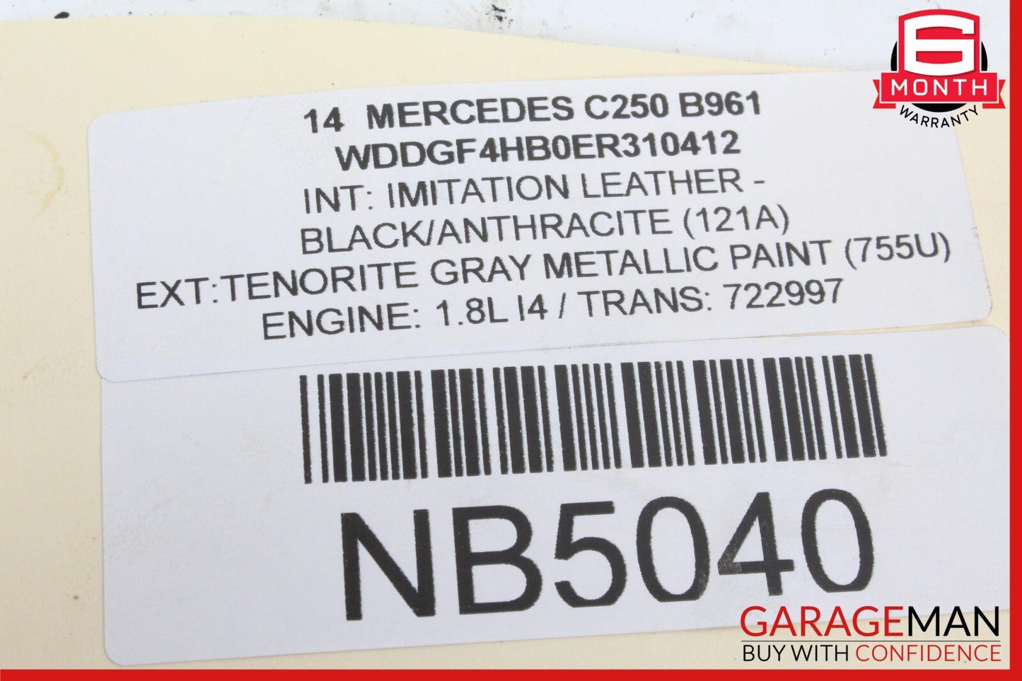 12-15 Mercedes W204 C250 ABS Anti Brake Pump Control Module Unit 1729014000 OEM