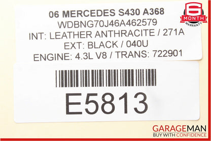 00-06 Mercedes W220 S430 Rear Right / Left Headliner Reading Map Dome Light OEM