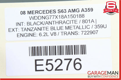 07-13 Mercedes W221 S63 Trunk Hinge Bracket Left Driver Side OEM