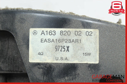 98-01 Mercedes W163 ML320 ML430 ML55 AMG Door Speaker Sound 1638200502 OEM