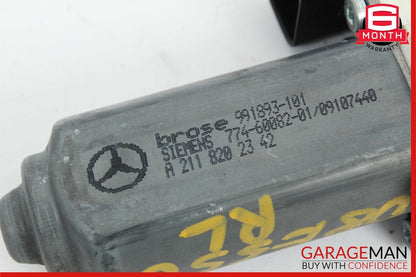 03-09 Mercedes W211 E320 E550 E63 AMG Rear Left Door Window Regulator Motor Unit