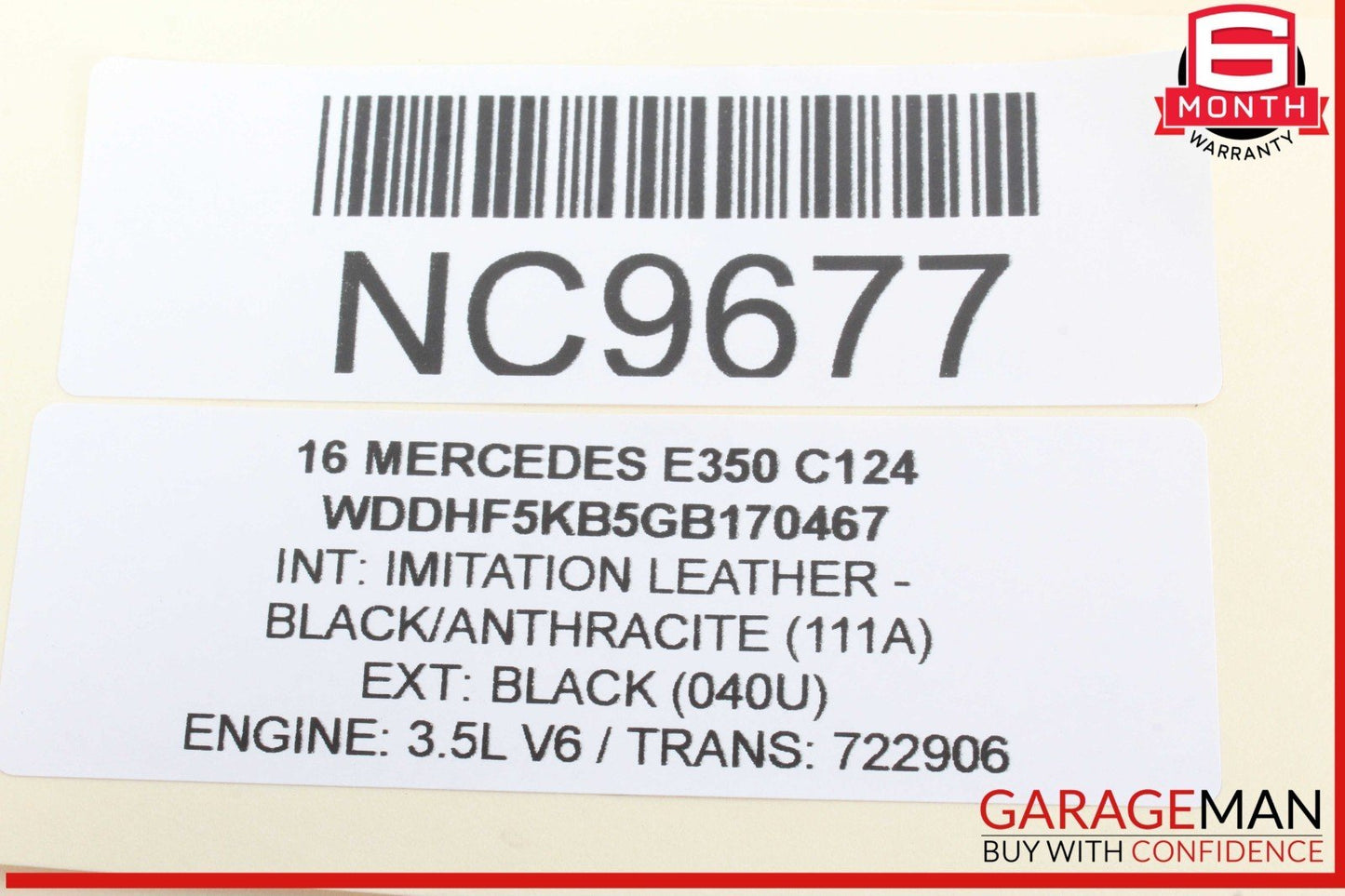 08-17 Mercedes W212 E350 C300 Rear Right / Left Side Upper Control Arm OEM