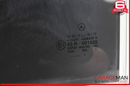 96-03 Mercedes W210 E320 Rear Left Driver Side Door Window Auto Glass OEM