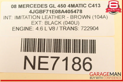 06-12 Mercedes X164 GL550 GL450 Trunk Liftgate Control Module Unit 1648701126
