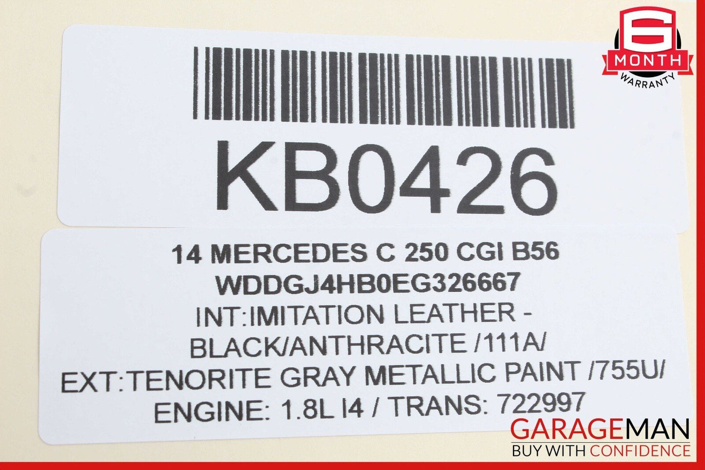 08-18 Mercedes W204 C250 Front Right Passenger Side Door Control Module OEM