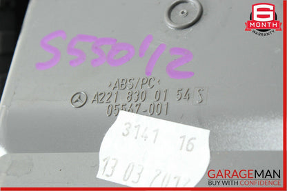 07-13 Mercedes W221 S500 CL600 Front Left Side Dash AC A/C Air Vent Trim Grey