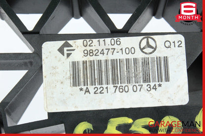 07-13 Mercedes W221 S550 Rear Left Side Exterior Door Handle Keyless Go OEM