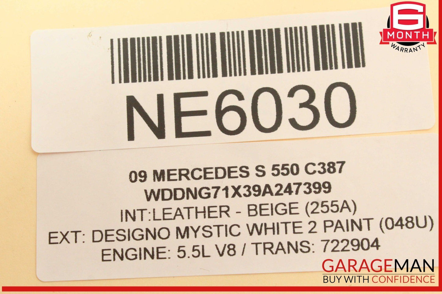 07-11 Mercedes W221 S550 CL550 A/C Air Conditioning Compressor 0022301211 OEM