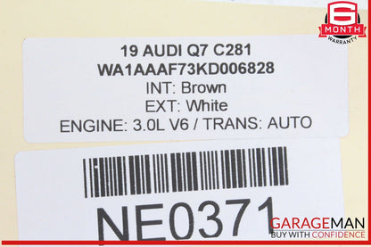 17-24 Audi Q7 Rear Left or Rear Right Forward Lateral Control Arm 4M0505425F OEM