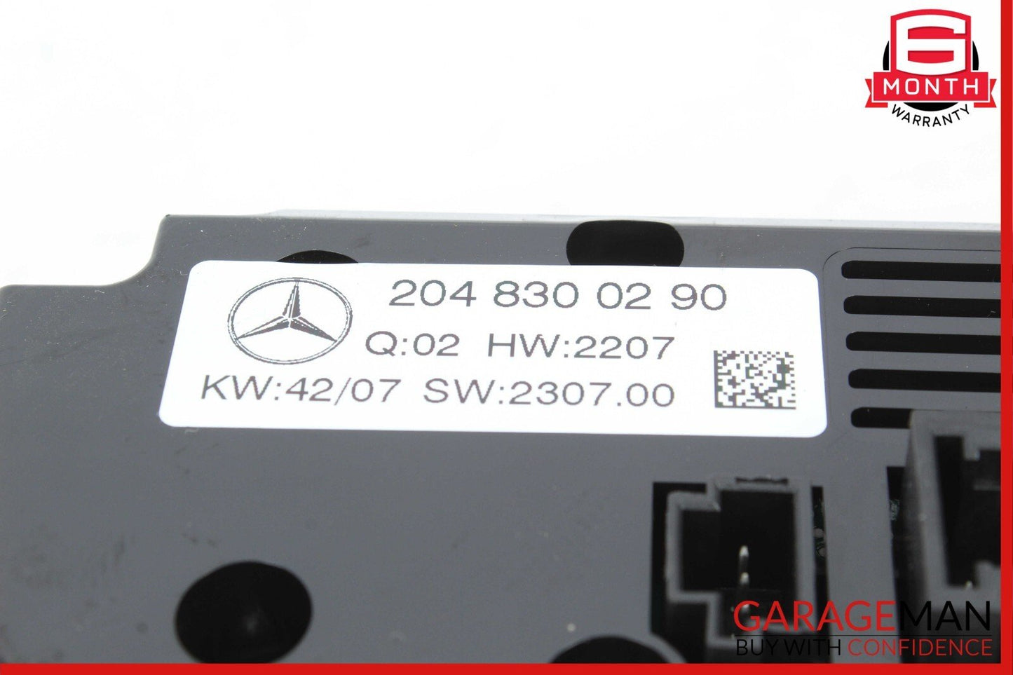 08-11 Mercedes W204 C300 AC A/C Climate Control Switch Module 2048300290 OEM