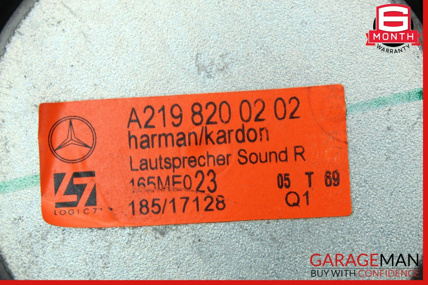 06-11 Mercedes W219 CLS500 Front / Rear Right Side Door Sound Audio Speaker OEM