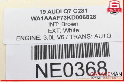 17-24 Audi Q7 Q5 Rear Left / Rear Right Upper Forward Control Arm 4M0505361G OEM