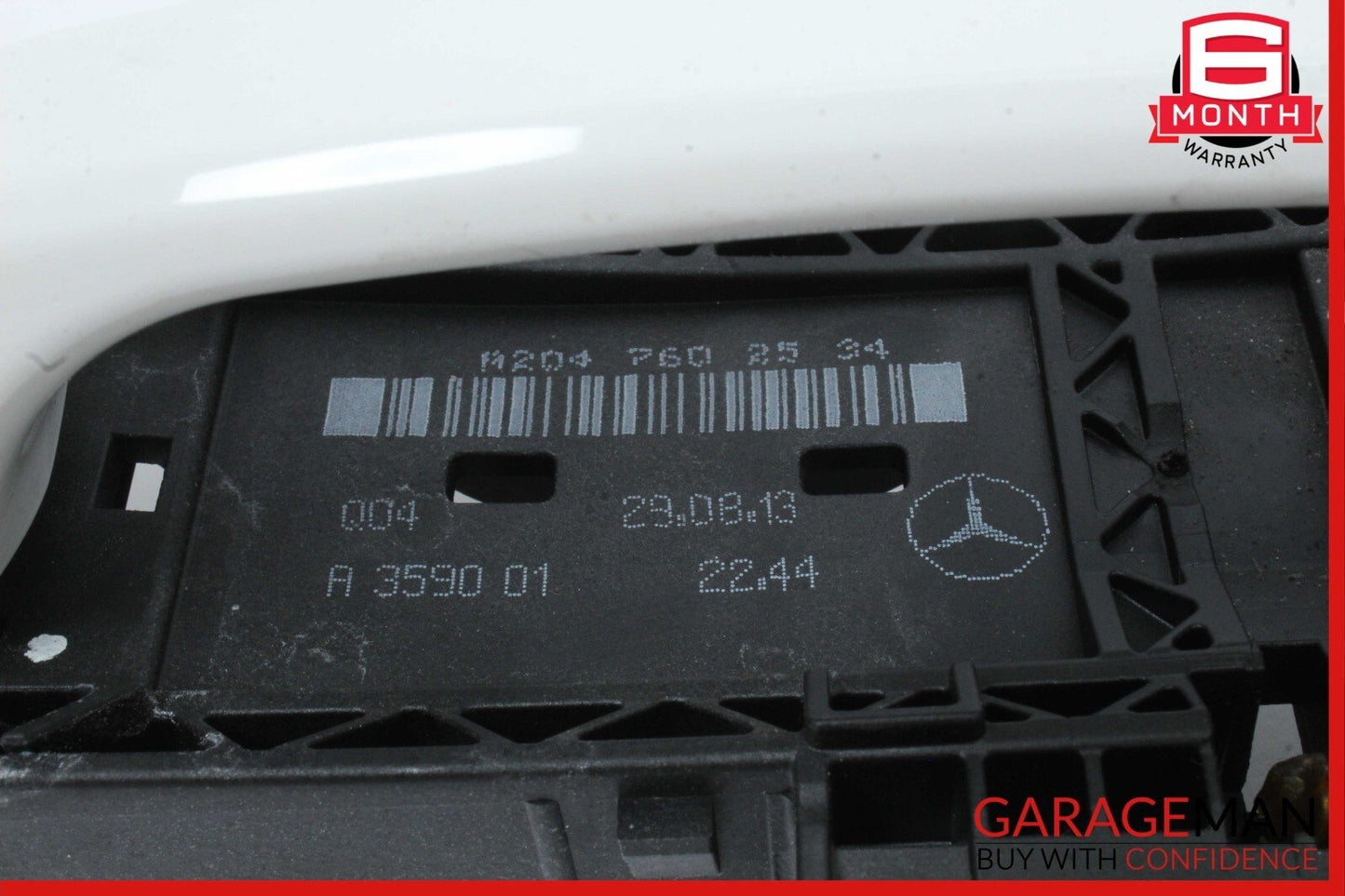 12-14 Mercedes W204 C250 Rear Left Side Keyless Go Exterior Door Handle White