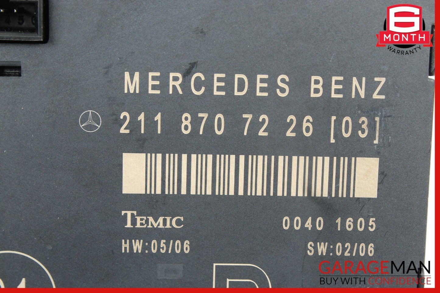 03-09 Mercedes W211 E320 E350 E550 Front Right Side Door Controller Module Unit