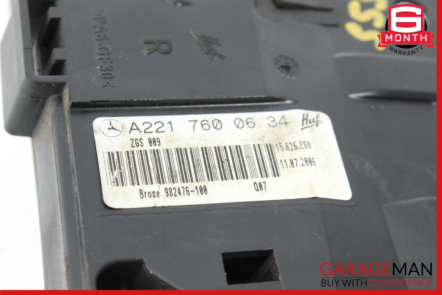 07-13 Mercedes W221 S550 S63 AMG Front Right Keyless Go Exterior Door Handle OEM
