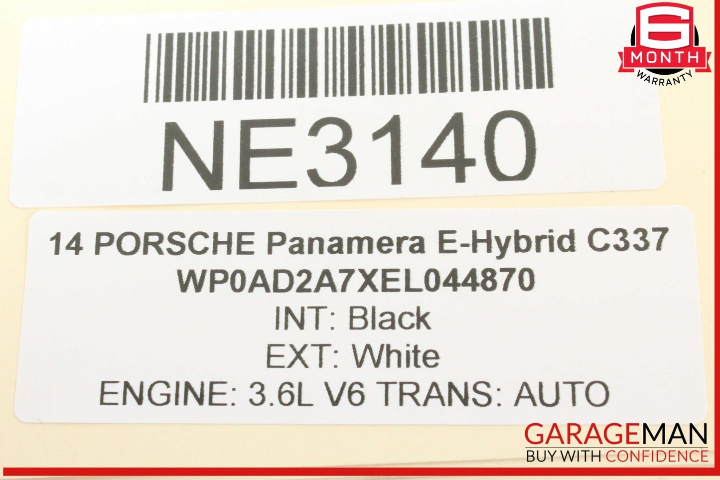 14-16 Porsche Panamera 970 E-Hybrid Central Gateway Control Module Unit OEM