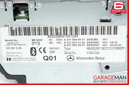 10-13 Mercedes W221 S550 Head Unit Navigation Command Comand CD Audio OEM