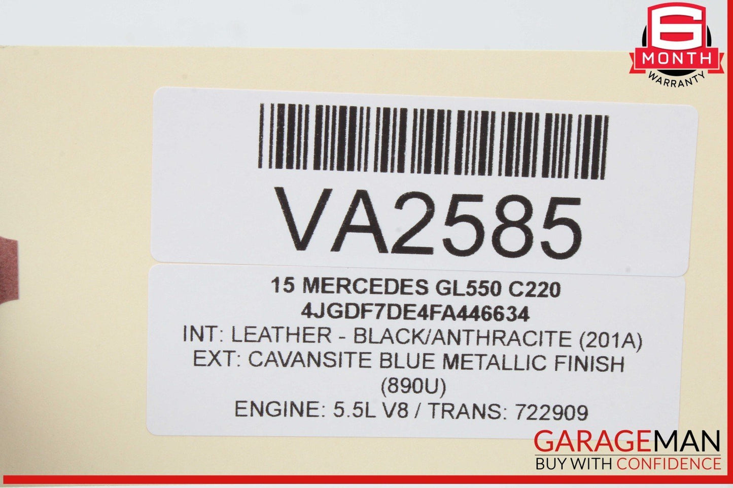 12-19 Mercedes X166 GL550 GL450 Airmatic Air Suspension Control Module Unit OEM