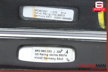09-17 Audi Q5 Baggage Luggage Roof Rack Rail Crossbar Set OEM