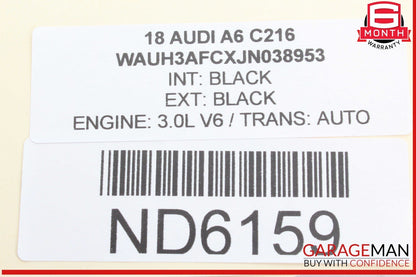 12-18 Audi A6 A7 Rear Trunk Lid Keyless Key Less Entry Control Module Unit OEM