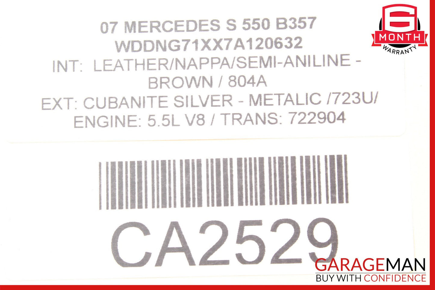 07-09 Mercedes W221 S550 S450 Rear Left or Right Door Speaker 2218203702 OEM