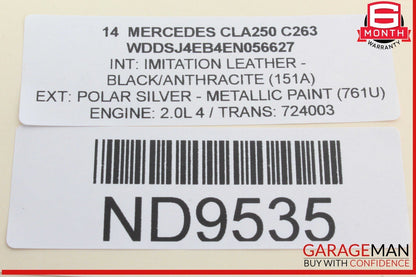 14-19 Mercedes W117 CLA250 Front Center AC A/C Air Vent Nozzle Trim Grill OEM