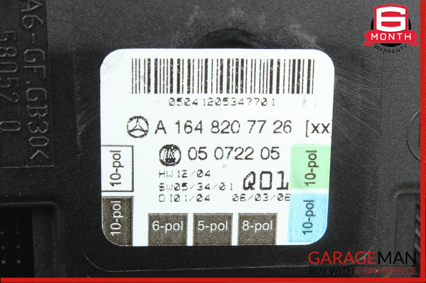 06-13 Mercedes GL450 ML550 R350 Front Left Side Door Control Module OEM