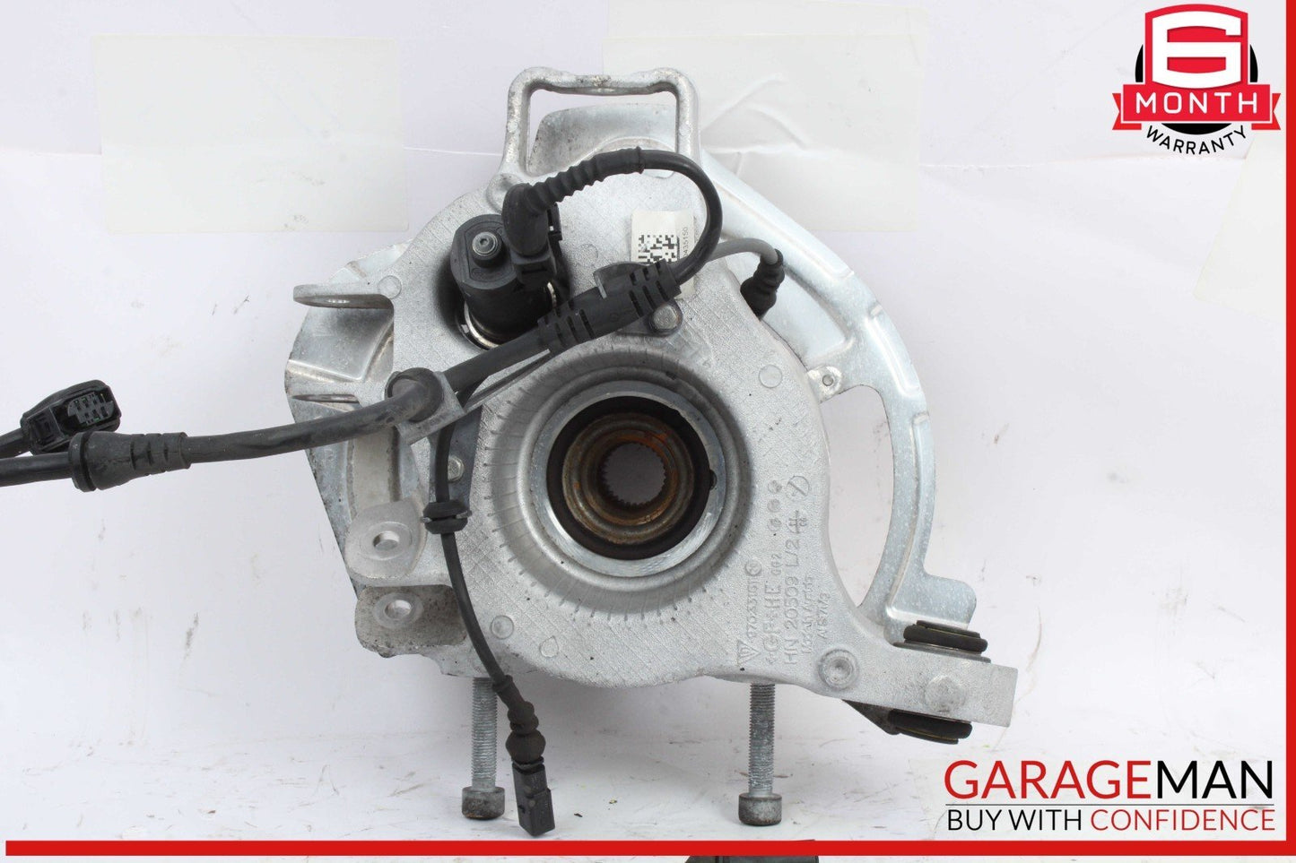 14-16 Porsche Panamera 970 E-Hybrid Rear Left Side Spindle Knuckle Wheel Hub OEM
