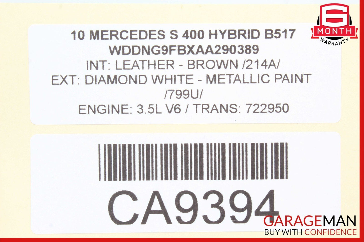 07-14 Mercedes W221 S400 S550 CL550 Headlight Head Light Switch Control Module