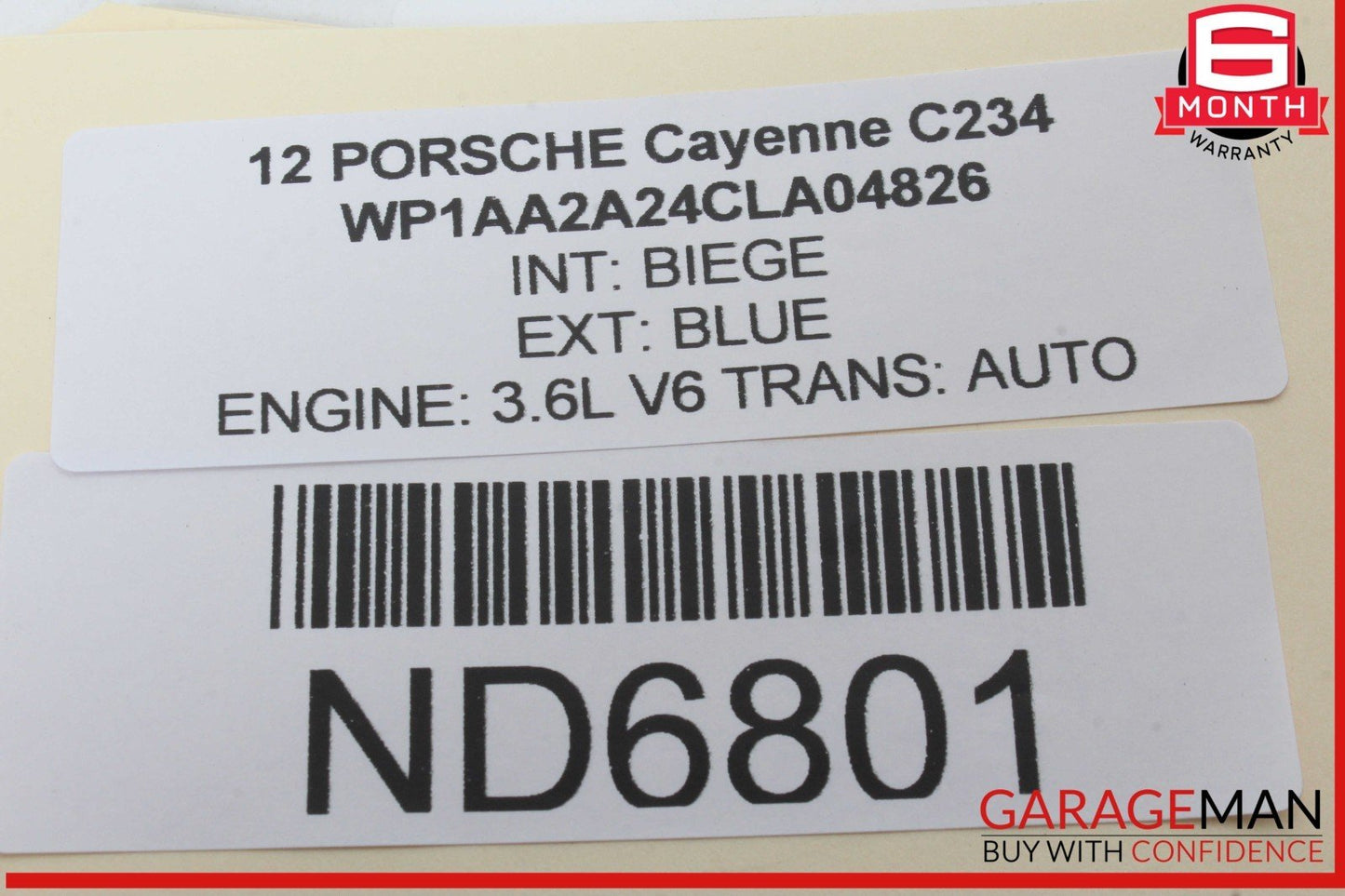 11-18 Porsche Cayenne 958 Electronic Parking Brake Control Module 7P0907801F OEM