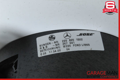 00-06 Mercedes W220 S500 Rear Door Audio Sound Speaker Set of 2 Pc OEM