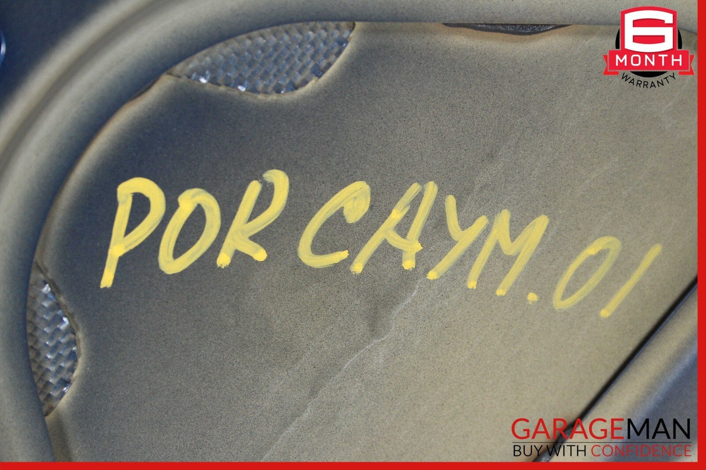 06-08 Porsche Cayman 987 Rear Trunk Glass Hatch Tail Gate Panel w/ Spoiler Blue