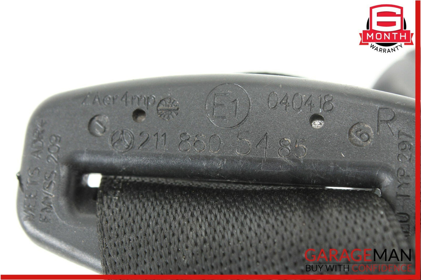 03-06 Mercedes E320 CLS500 Front Right Side Seatbelt Seat Belt Retractor Black