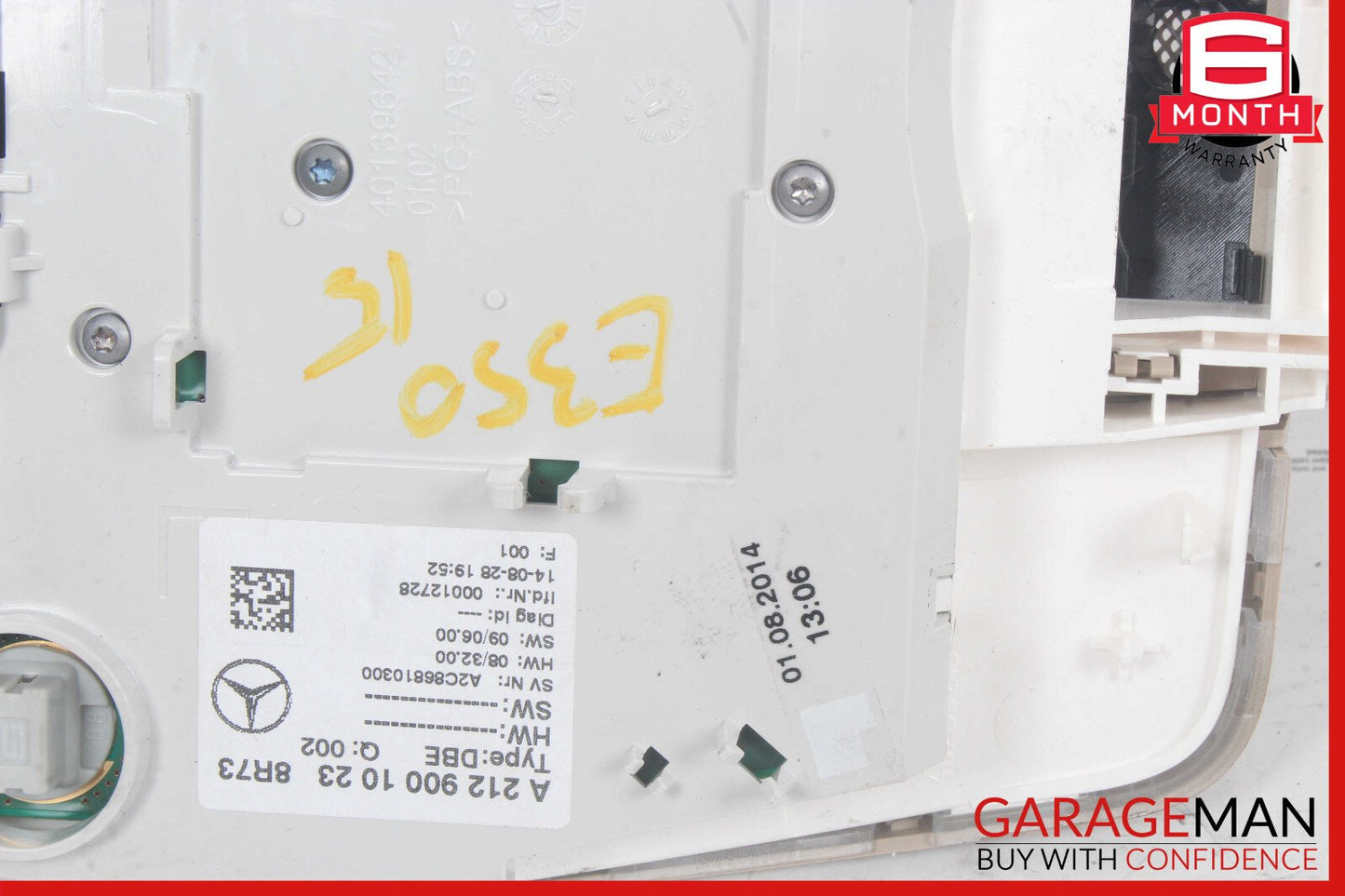 14-16 Mercedes W212 E350 Front Overhead Dome Light Lamp OEM