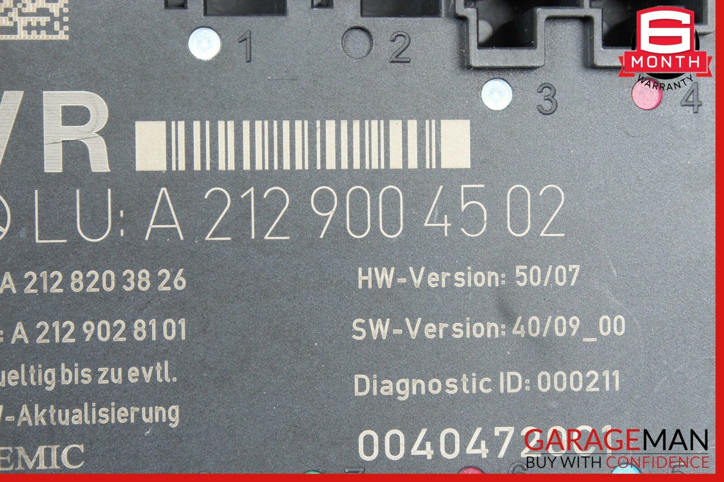 08-15 Mercedes X204 GLK350 C350 Front Right Side Door Control Module Unit