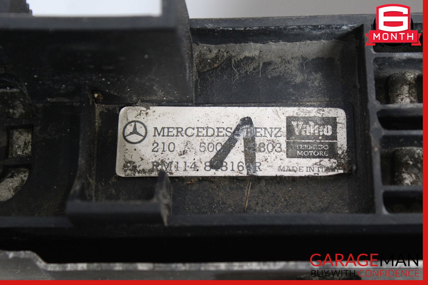 98-02 Mercedes W210 E320 Wagon Engine Cooling Radiator AC A/C Condenser Assembly